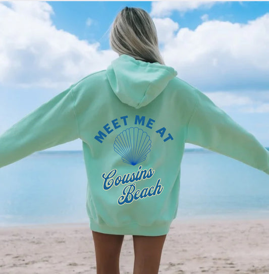 Meet Me At Cousins Beach Hoodie