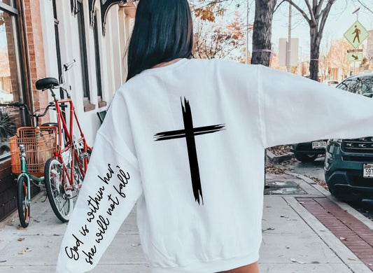 God is Within Her Sweatshirt - BLACK FRIDAY EXCLUSIVE