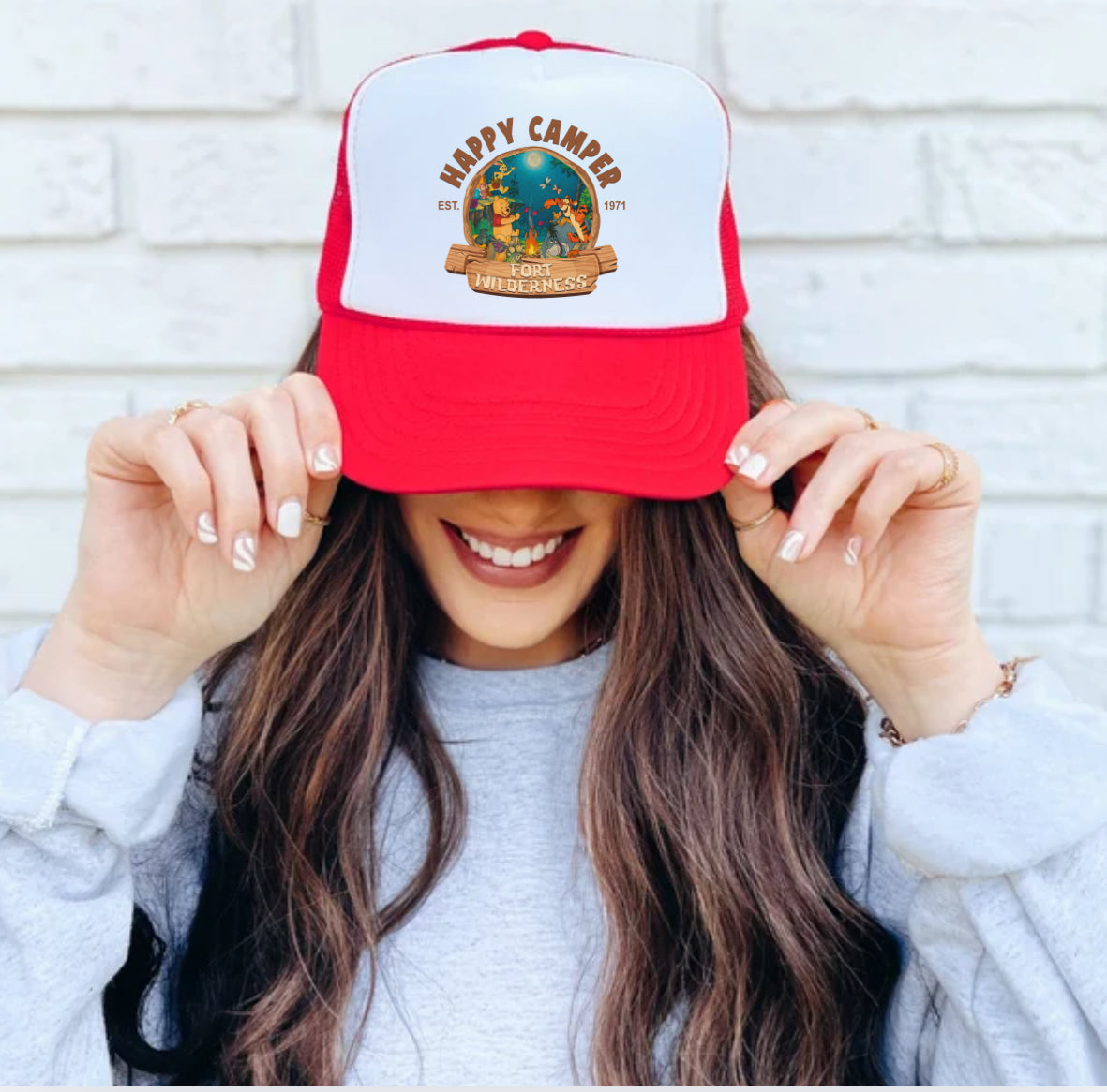 Happy Camper Trucker Hat