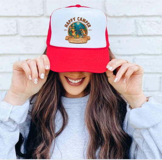 Happy Camper Trucker Hat