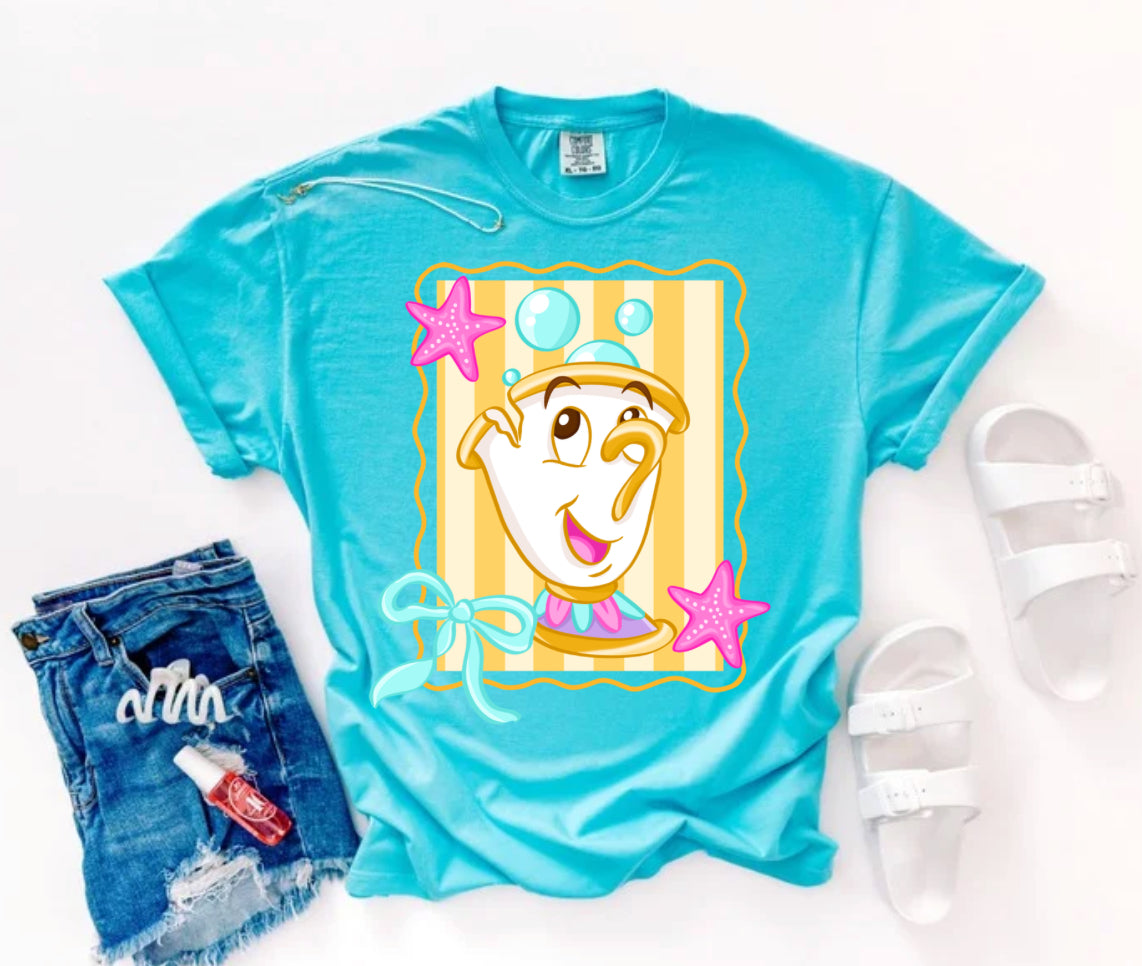 PREPPY Chip TANK OR TEE - COMFORT COLORS - MAGICAL PARK DAY VACATION TOP
