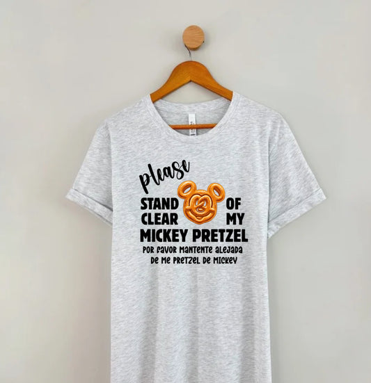 MICKEY PRETZEL SHIRT - BELLA CANVAS