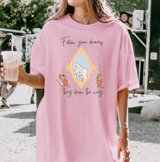 Follow your dreams elephant shirt