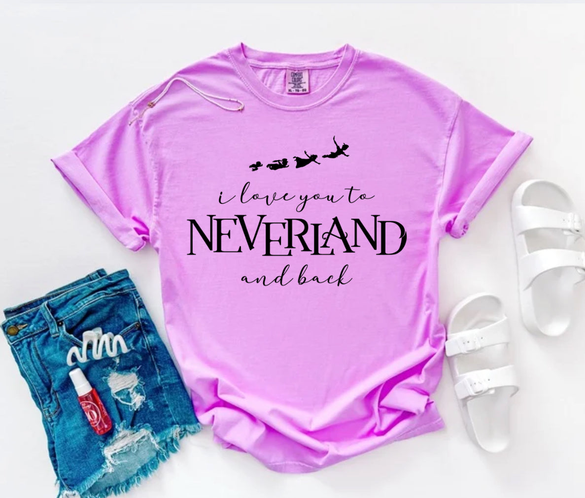 I Love You To Never Land and Back shirt