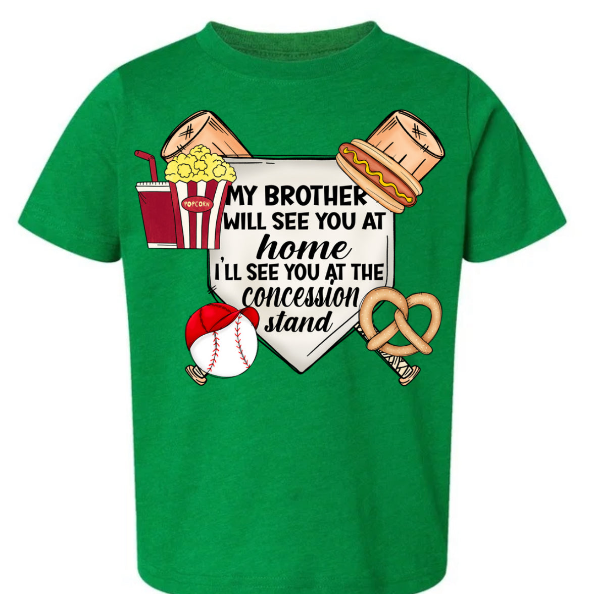 Funny Baseball Sibling Shirt