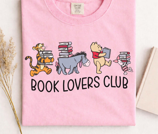 Pooh Book Club Teacher Shirt – School Teacher Comfort Colors Tee