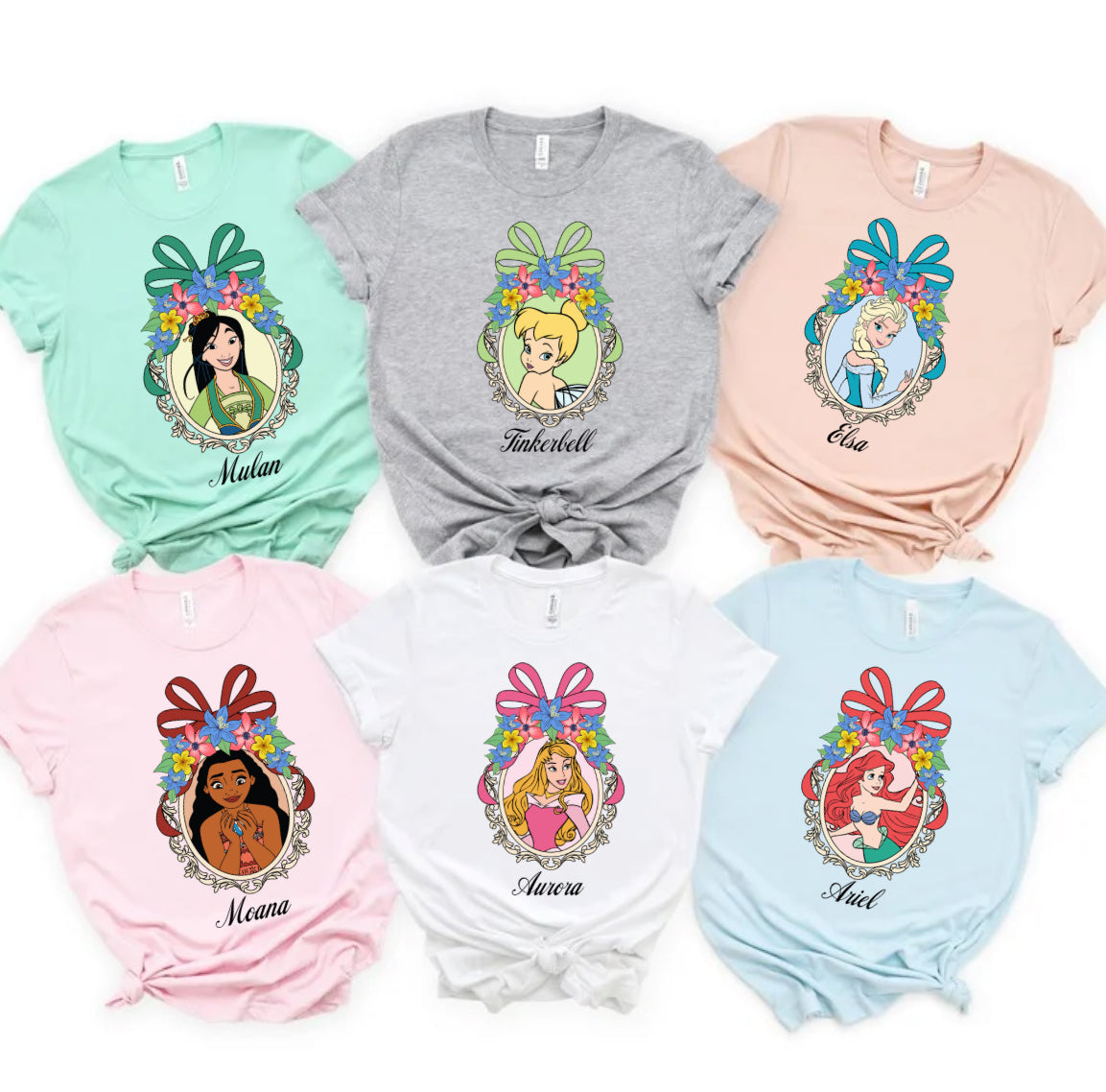 Princesses Coquette Mirror Shirt Bella Canvas