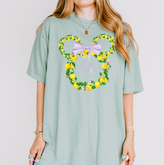 Lemon Mouse Wreath Shirt