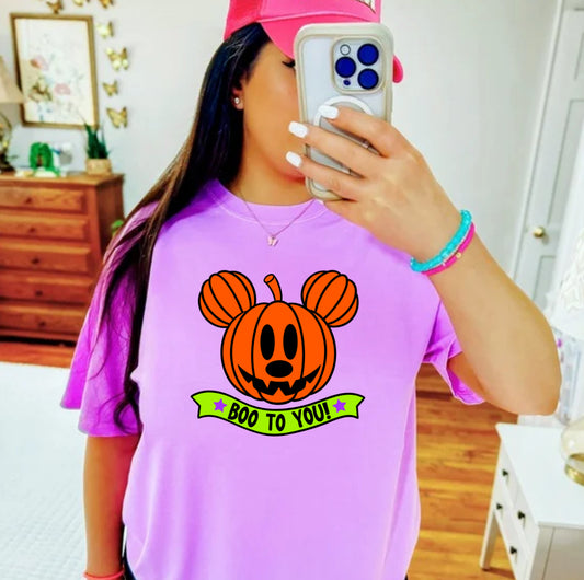 Boo To You Pumpkin Shirt
