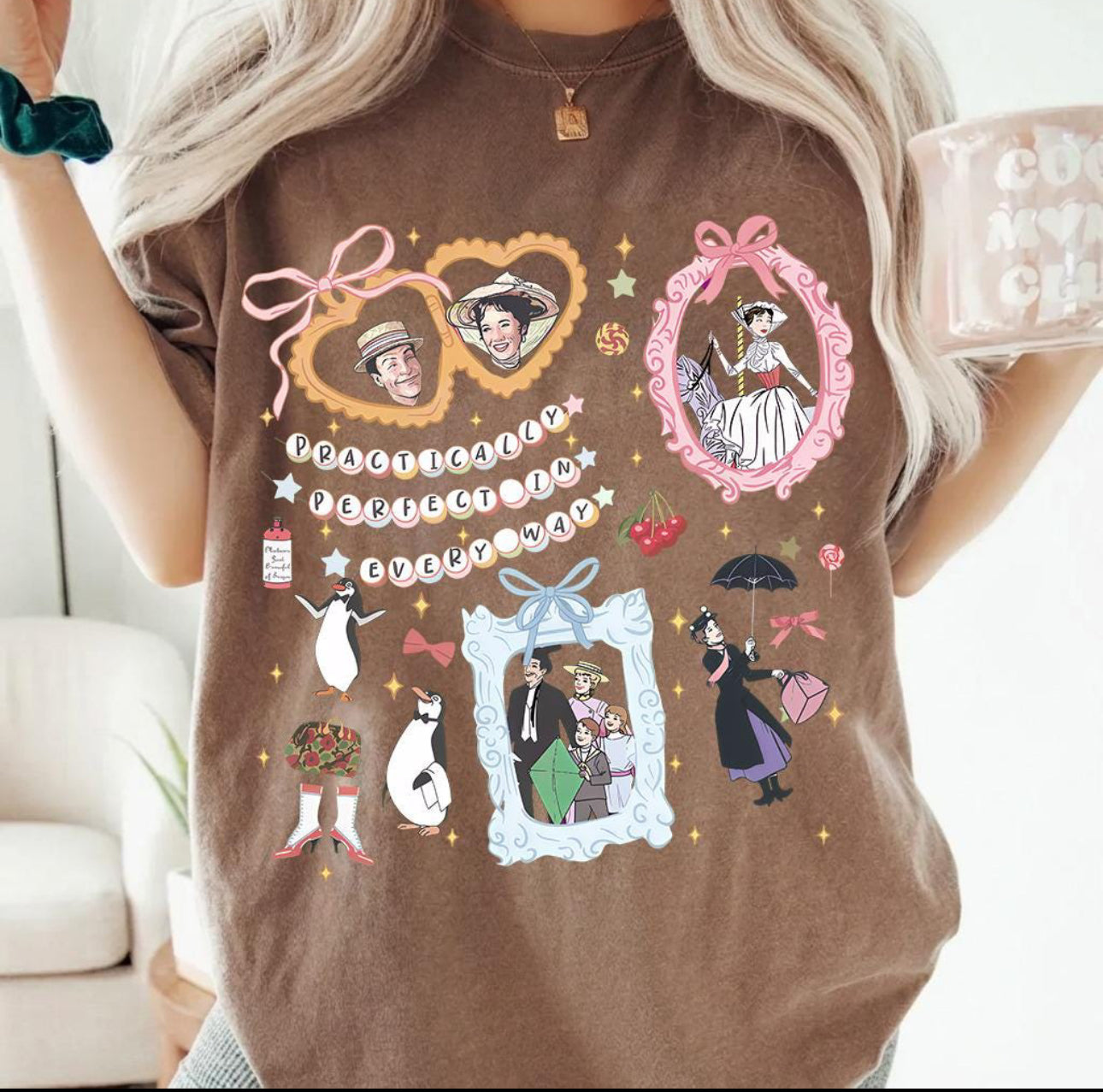 MAGICAL NANNY TANK OR TEE - COMFORT COLORS - MAGICAL PARK DAY VACATION TOP