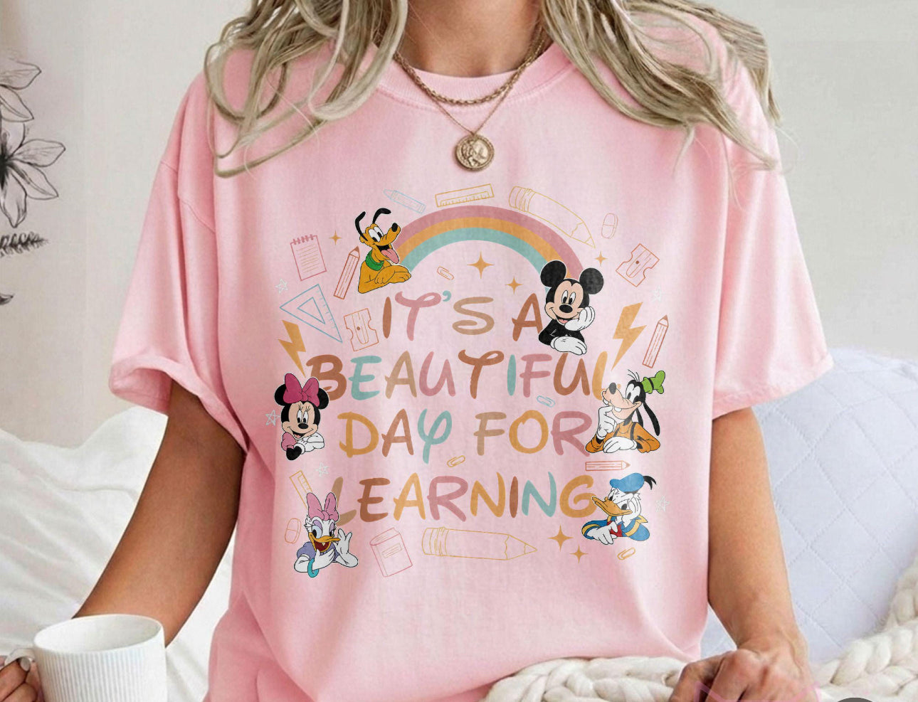 It’s a Beautiful Day for Learning Teacher Shirt – School Teacher Comfort Colors Tee