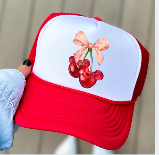 Mouse Cherries Trucker Hat