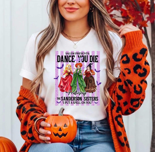 HP WITCHES DANCE UNTIL YOU DIE Halloween Shirt | Magical Theme Park Shirt & Tank | Adult Comfort Colors Tee