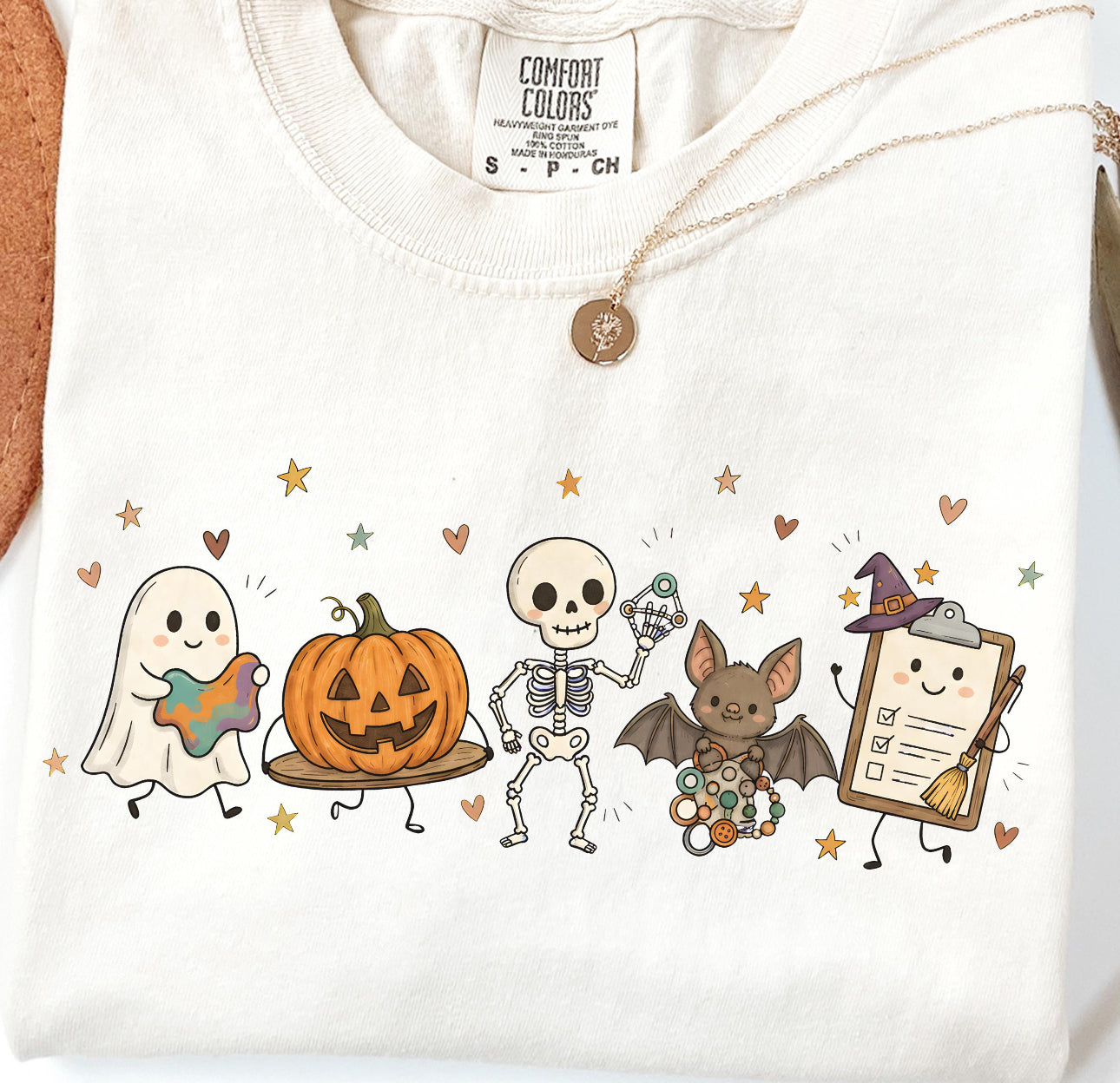 Halloween Occupational Therapist Doodle Comfort Colors® T-Shirt