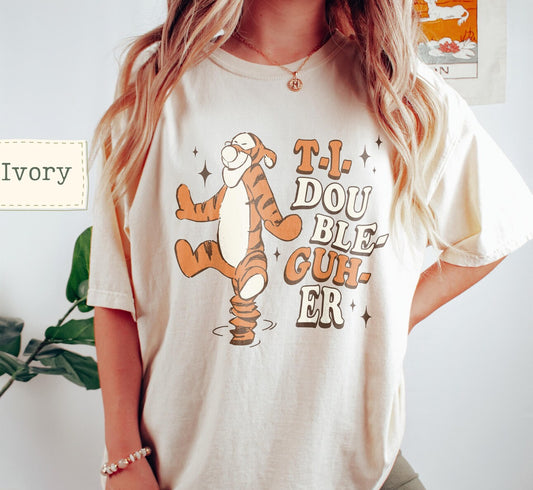 Tigger TANK OR TEE - COMFORT COLORS - MAGICAL PARK DAY VACATION TOP