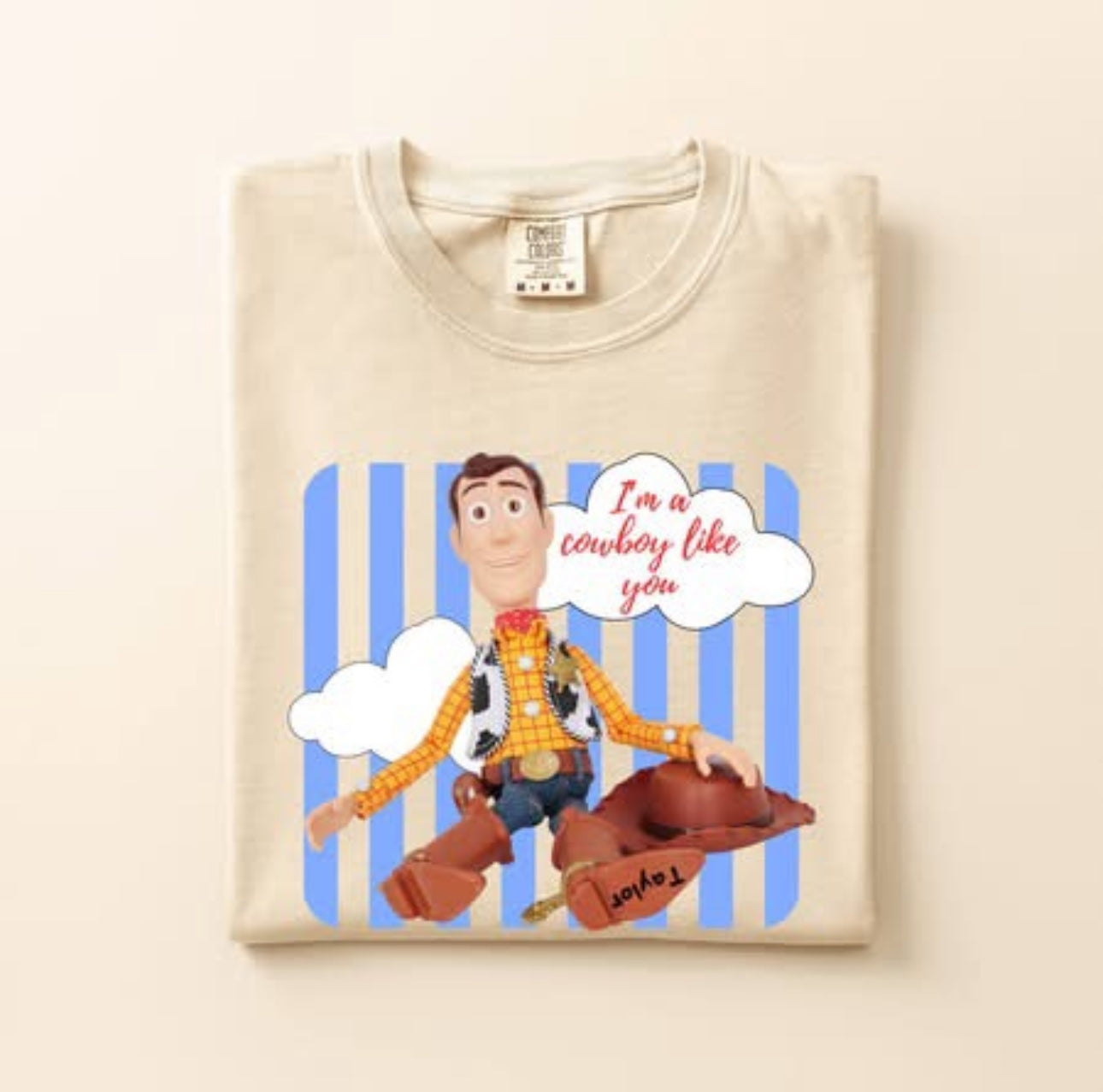 COWBOY LIKE ME TANK OR TEE - COMFORT COLORS - MAGICAL PARK DAY VACATION TOP