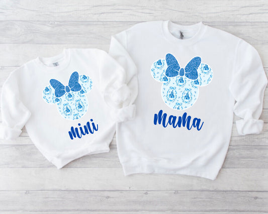 Mama & Mini Mouse Toile Print Sweatshirts