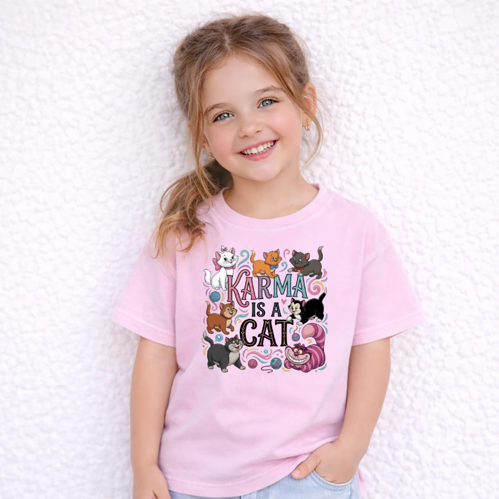 Karma Cat - Youth Comfort Colors