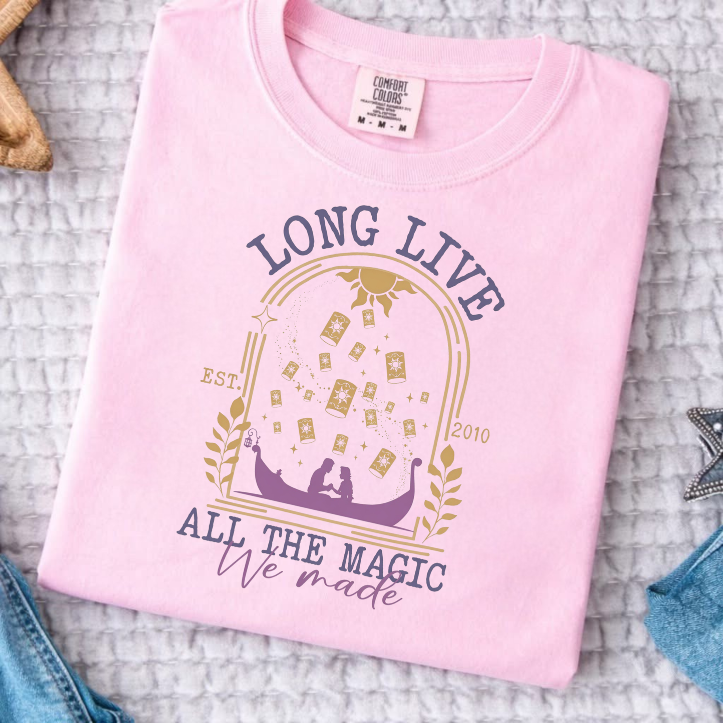 Punzie Long Live Comfort Colors Shirt