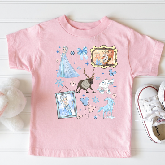 Frozen Collage Shirt for Kids