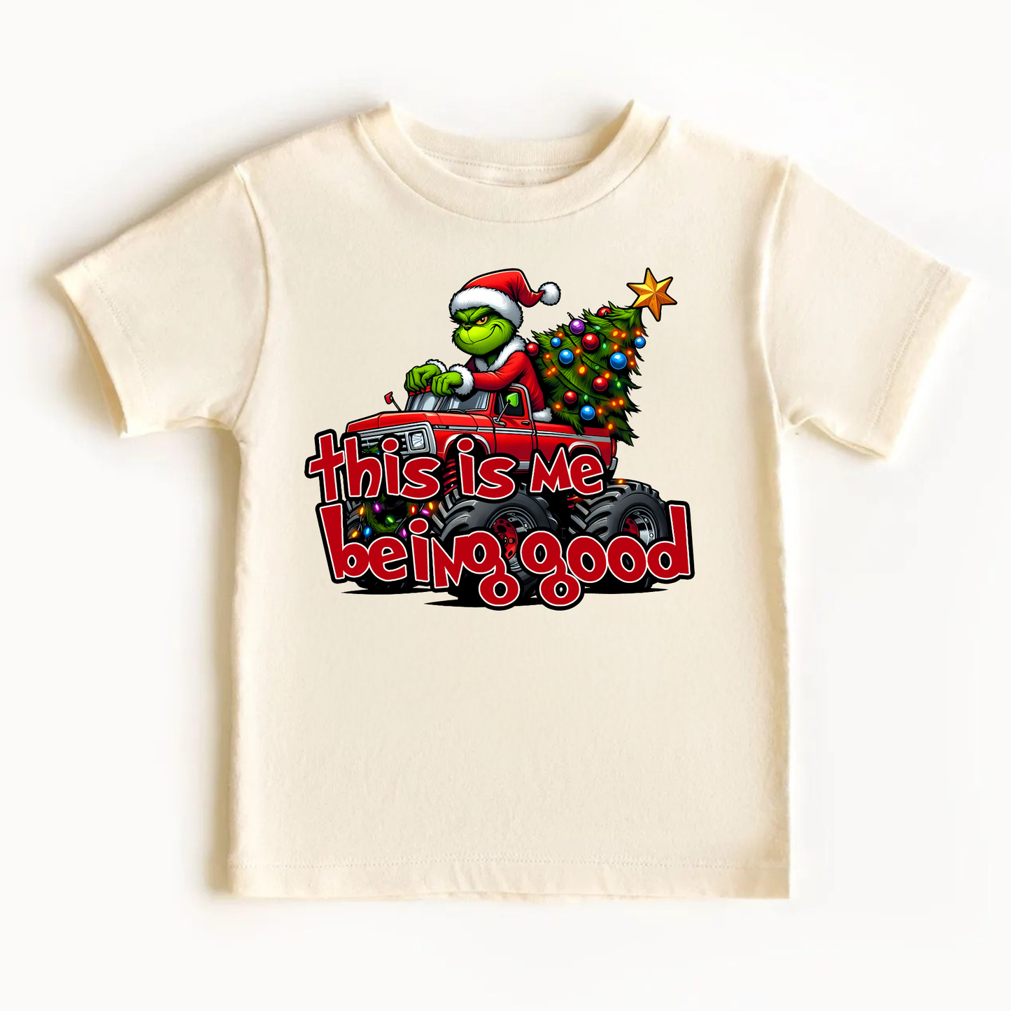 Boys Christmas Shirt - This is me being good