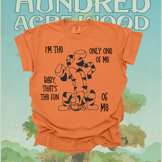 The Only One of Me Tiger Comfort Colors T-Shirt for Women | Vintage Washed Tee | Theme Park Outfit Gift