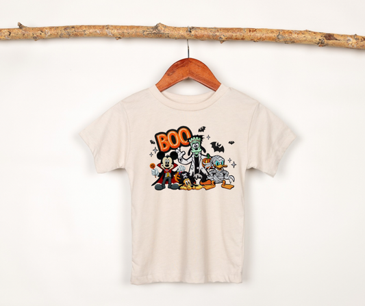 MOUSE BOYS BOO Magical Theme Park Halloween Kids Shirt | Toddler & Youth Sizes