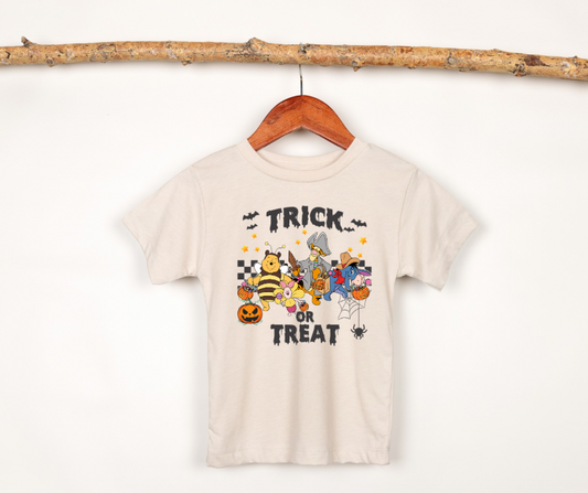 POOH CREW TRICK OR TREAT HALLOWEEN Magical Theme Park Halloween Kids Shirt | Toddler & Youth Sizes