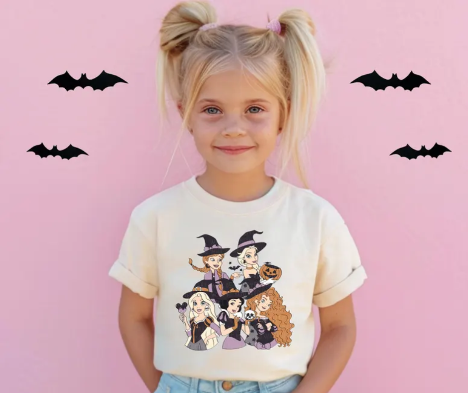 HALLOWEEN PRINCESSES HALLOWEEN Magical Theme Park Halloween Kids Shirt | Toddler & Youth Sizes