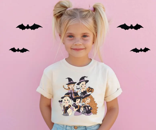 HALLOWEEN PRINCESSES HALLOWEEN Magical Theme Park Halloween Kids Shirt | Toddler & Youth Sizes