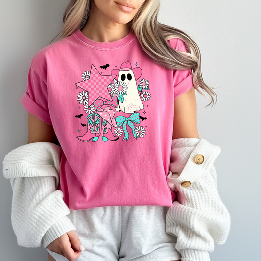 Pink Cowgirl Ghost Shirt