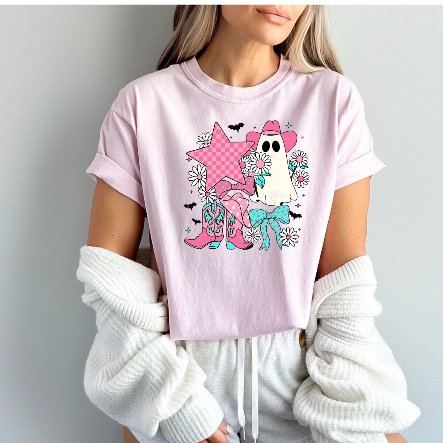Pink Cowgirl Ghost Shirt