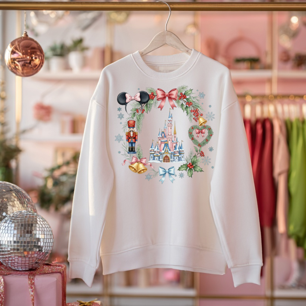 MAGICAL CHRISTMAS CASTLE SWEATSHIRT - SNOW DAY EXCLUSIVE