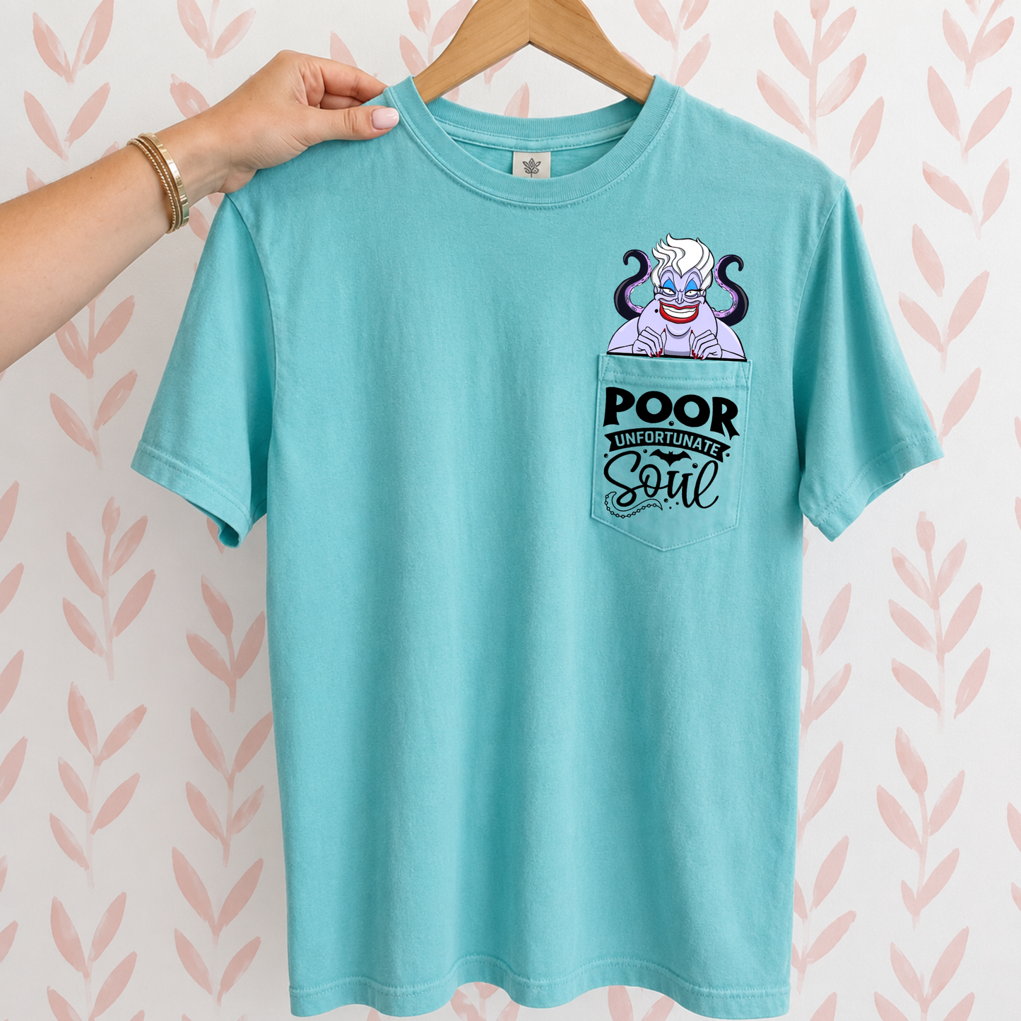Sea Witch Villain Halloween Comfort Colors Pocket T-Shirt