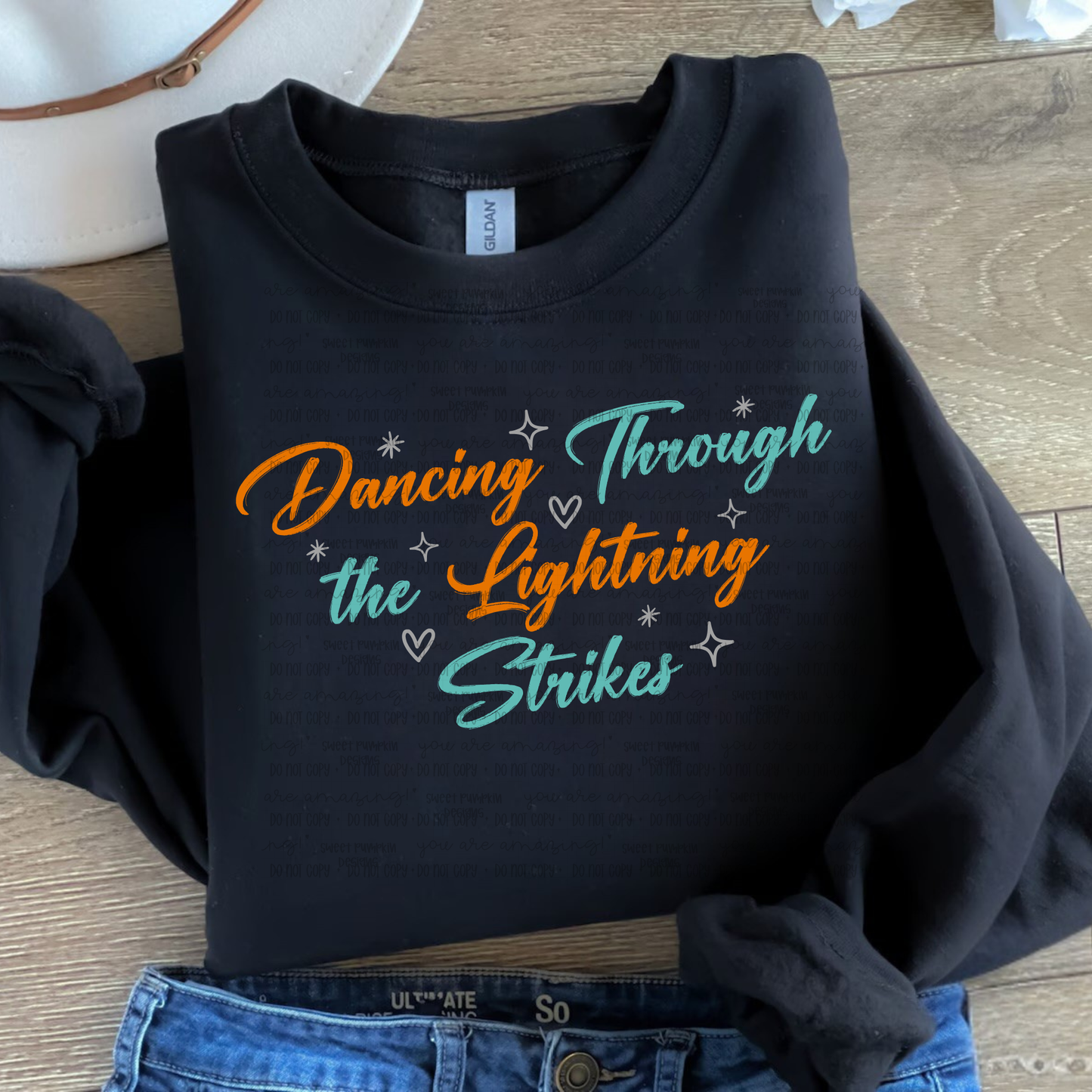 LIGHTENING STRIKES Crewneck Sweatshirt
