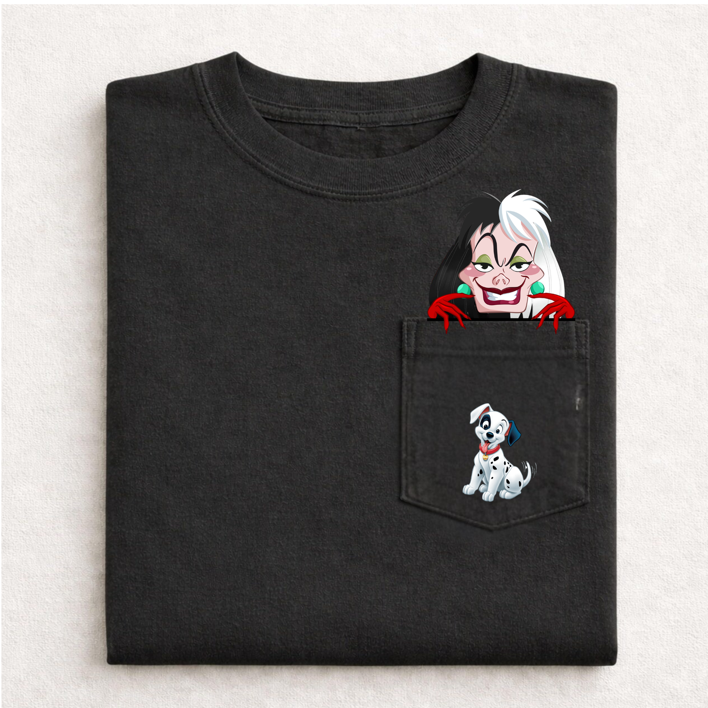 Cruel Villain Halloween Comfort Colors Pocket T-Shirt