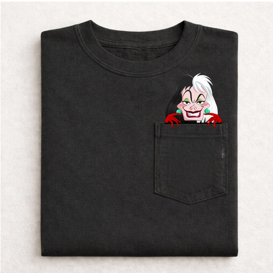 Cruel Villain Halloween Comfort Colors Pocket T-Shirt