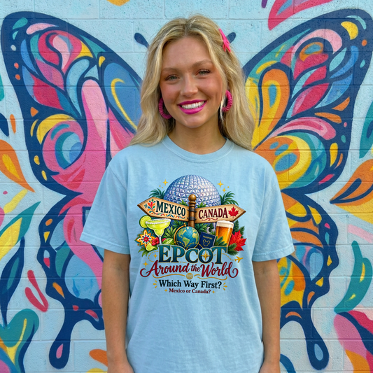 Mexico or Canada  Shirt | Theme Park Shirt