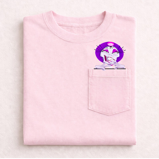 YZMA Villain Magical Halloween Comfort Colors Pocket T-Shirt