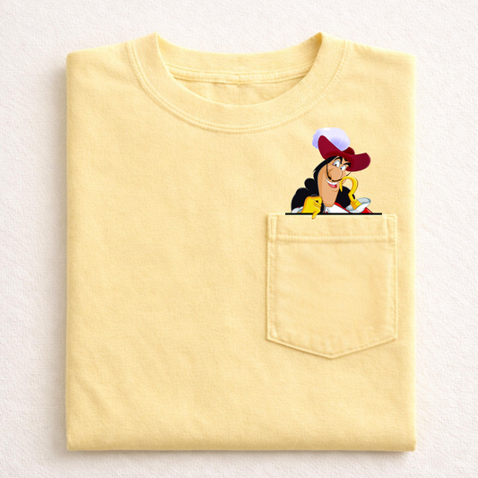 Hook Villain Magical Halloween Comfort Colors Pocket T-Shirt