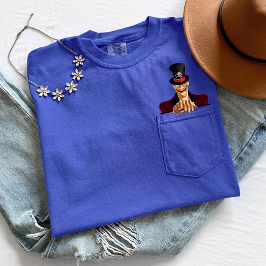 Dr. Facilier Villain Magical Halloween Comfort Colors Pocket T-Shirt
