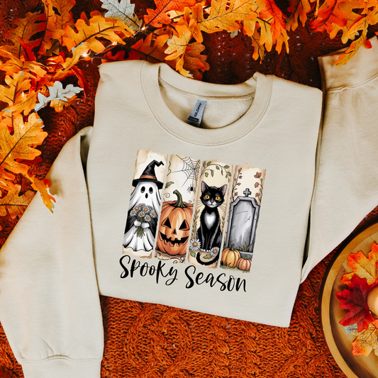 Spooky Season Halloween Crewneck Sweatshirt