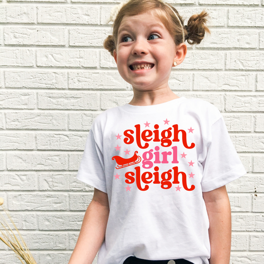 SLEIGH GIRL SLEIGH - YOUTH SHIRT - SNOW DAY SALE