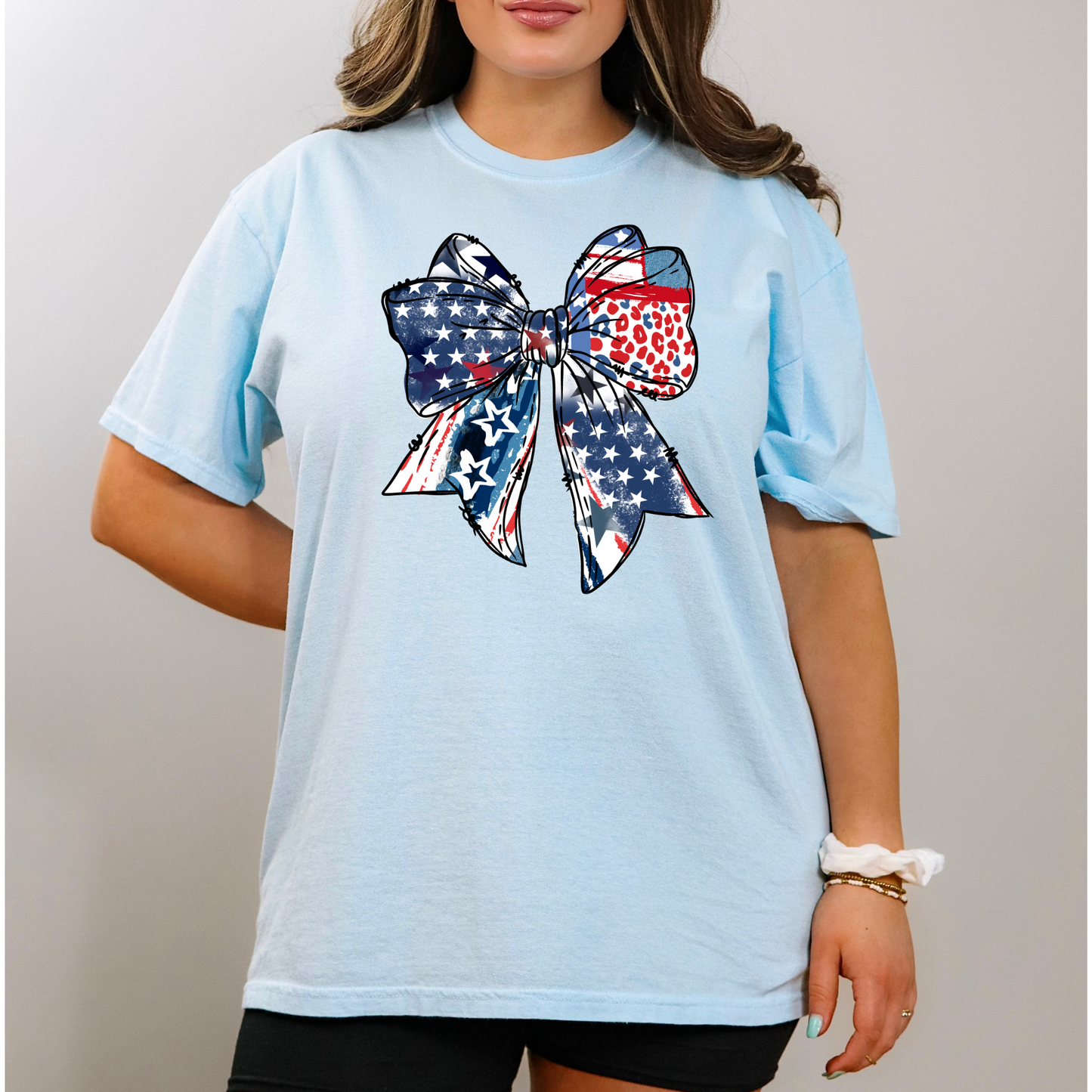 Patriotic Coquette Bow Shirt