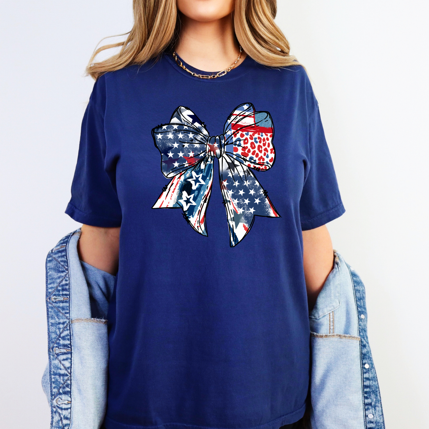 Patriotic Coquette Bow Shirt