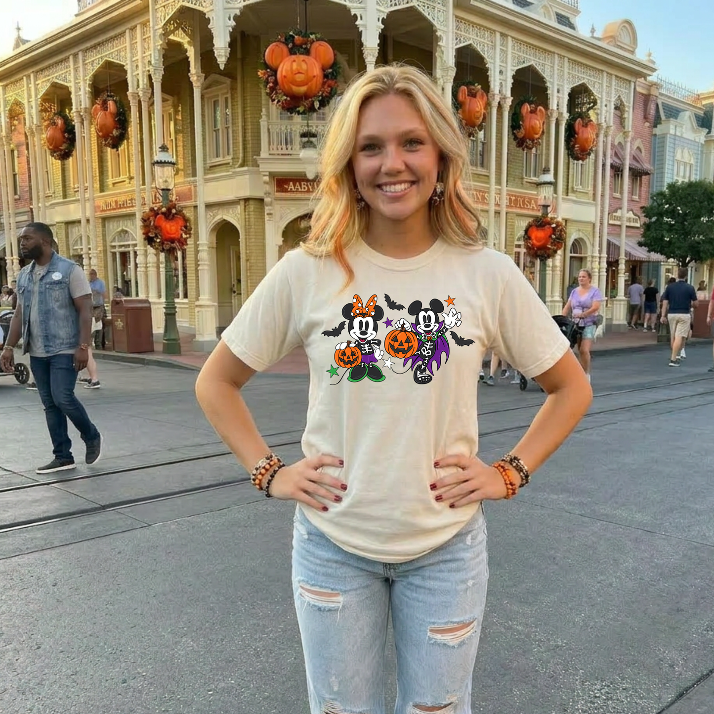 SPOOKY MICK & MINNIE SHIRT | Magical Theme Park Shirt & Tank | Adult Comfort Colors Tee