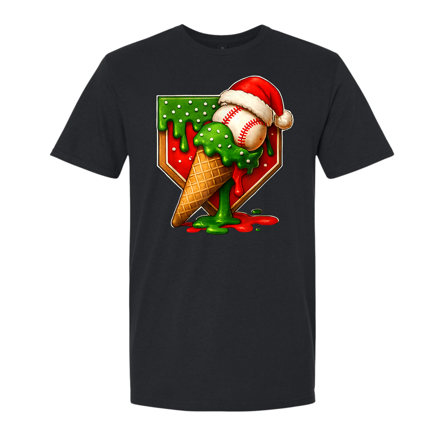 CHRISTMAS DRIP Baseball Shirt | Kids Christmas Baseball Tee | Short Sleeve or Long Sleeve