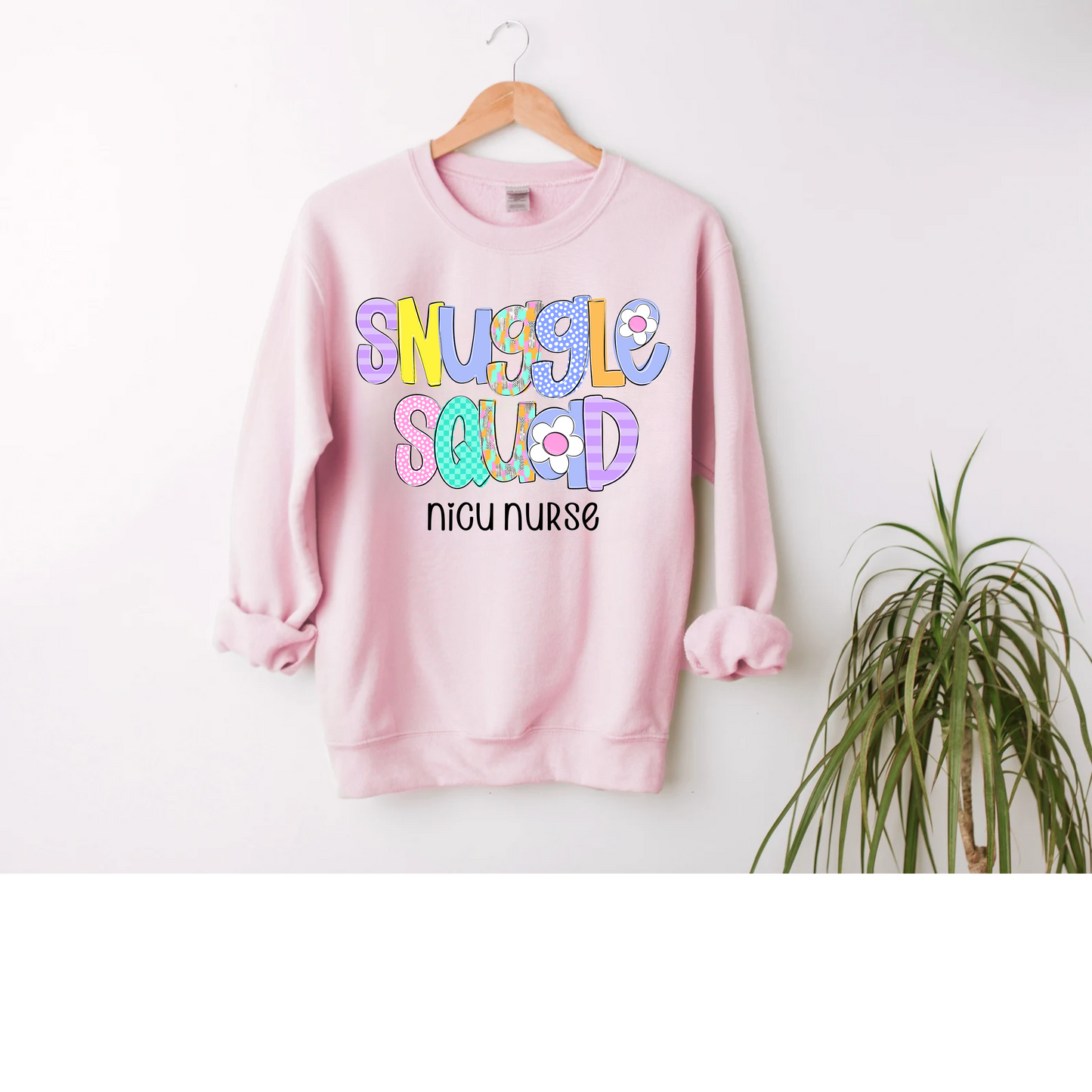 Snuggle Squad - NICU nurse crewneck sweatshirt