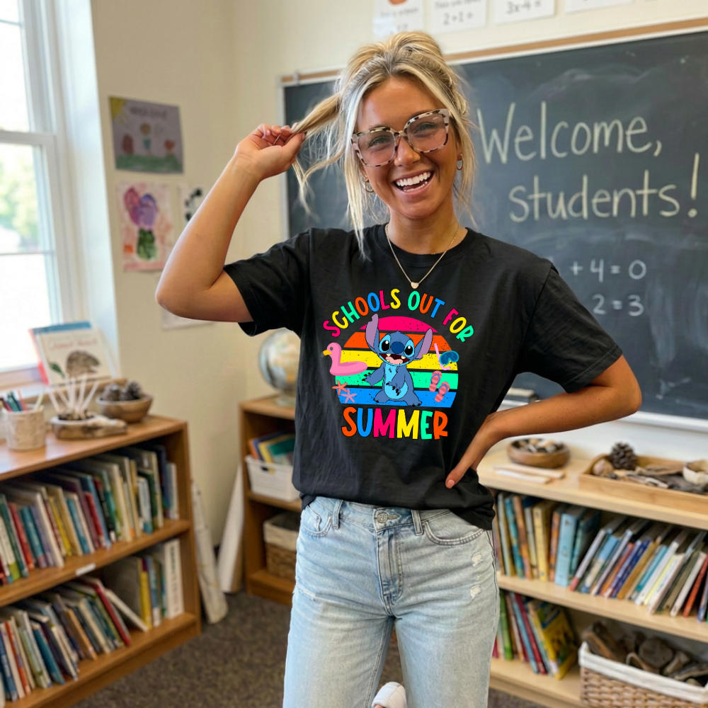 Last Day Teacher Shirt, Magical Teacher Tee, Bella Canvas Teacher Shirt, End Of School Year Outfit, Cute Teacher Gift, Theme Park Teacher Tee