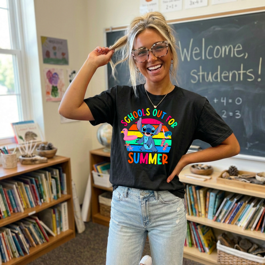 Last Day Teacher Shirt, Magical Teacher Tee, Bella Canvas Teacher Shirt, End Of School Year Outfit, Cute Teacher Gift, Theme Park Teacher Tee
